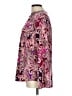IMAN Paisley Purple Long Sleeve Blouse Size L - photo 5