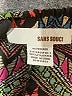 Sans Souci 100% Polyester Chevron-herringbone Black Casual Pants Size M - photo 7