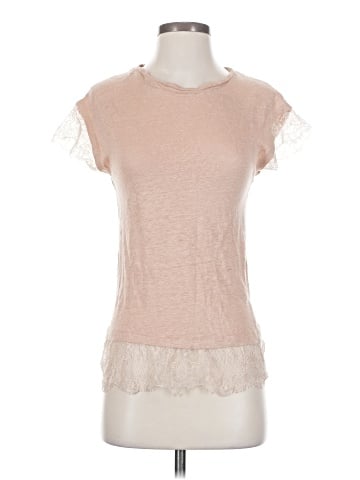 Zara W&B Collection Short Sleeve Top (view 1)