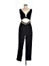 L'Atiste by Amy Solid Black Jumpsuit Size L - photo 1