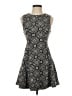 Zara Paisley Black Cocktail Dress Size S - photo 1