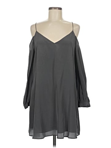 Lavender Brown Casual Dress (view 1)