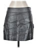 Express Metallic Silver Faux Leather Skirt Size 4 - photo 1