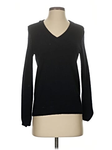 Aqua Cashmere Pullover Sweater (view 1)