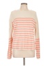 Who What Wear Stripes Ivory Pullover Sweater Size L - photo 1