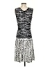 BCBGMAXAZRIA Tweed Gray Casual Dress Size S - photo 2