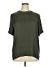 Leith 100% Polyester Green Short Sleeve Blouse Size XL - photo 1
