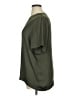 Leith 100% Polyester Green Short Sleeve Blouse Size XL - photo 5