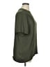 Leith 100% Polyester Green Short Sleeve Blouse Size XL - photo 4