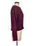 Derek Heart 100% Polyester Tweed Burgundy Pullover Sweater Size S (estimated) - photo 4