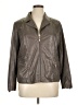 JM Collection 100% Polyester Metallic Brown Jacket Size 14 - photo 1