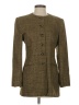 Jones New York 100% Rayon Tweed Brown Coat Size 4 - photo 1