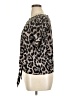 Shein 100% Polyester Animal Print Brown Short Sleeve Blouse Size XL - photo 5