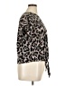Shein 100% Polyester Animal Print Brown Short Sleeve Blouse Size XL - photo 4