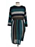 Egs Stripes Teal Casual Dress Size XL - photo 2