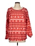 Ekouaer 100% Polyester Red Pullover Sweater Size L - photo 1
