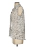Danny & Nicole Silver Sleeveless Blouse Size S - photo 5