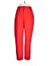 Zara Basic Solid Red Dress Pants Size L - photo 1