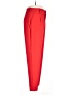 Zara Basic Solid Red Dress Pants Size L - photo 4