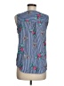 Harve Benard 100% Polyester Blue Sleeveless Blouse Size M - photo 2