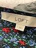 Ann Taylor LOFT Black 3/4 Sleeve Blouse Size S - photo 7
