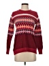 Ann Taylor LOFT Chevron-herringbone Burgundy Pullover Sweater Size XS - photo 1