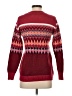 Ann Taylor LOFT Chevron-herringbone Burgundy Pullover Sweater Size XS - photo 2