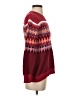 Ann Taylor LOFT Chevron-herringbone Burgundy Pullover Sweater Size XS - photo 4