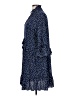 Unbranded 100% Polyester Polka Dots Blue Casual Dress Size L - photo 5