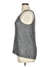 DKNYC 100% Polyester Silver Gray Sleeveless Top Size XL (estimated) - photo 5