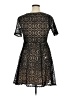 En Focus Studio Print Black Cocktail Dress Size 14 - photo 2
