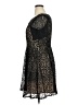 En Focus Studio Print Black Cocktail Dress Size 14 - photo 5