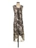 Jennifer Lopez Animal Print Silver Casual Dress Size S (estimated) - photo 1