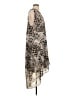 Jennifer Lopez Animal Print Silver Casual Dress Size S (estimated) - photo 4