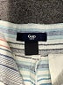 Gap Outlet 100% Cotton Stripes Teal Shorts Size 0 - photo 3