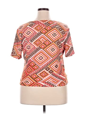 KRISTIN NICOLE Short Sleeve Blouse (view 2)