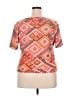 KRISTIN NICOLE Orange Short Sleeve Blouse Size 2X - photo 2
