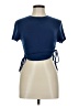 Shein Blue Short Sleeve T-Shirt Size 6 - photo 1