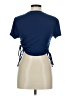 Shein Blue Short Sleeve T-Shirt Size 6 - photo 2