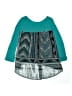 Beautees Teal 3/4 Sleeve Top Size S (kids) - photo 2