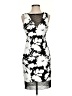 Cache Graphic Gray Cocktail Dress Size 2 - photo 1