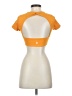 Assorted Brands Orange Yellow Short Sleeve Turtleneck Size S - photo 2