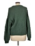 A New Day Solid Green Pullover Sweater Size L - photo 2