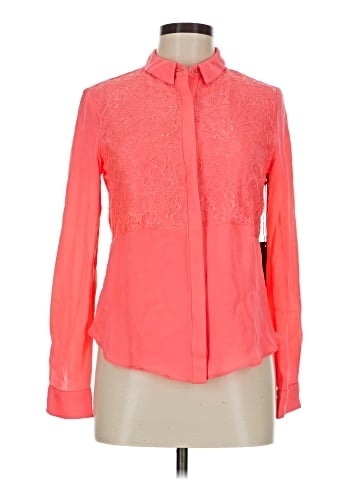 Dolce Vita Long Sleeve Silk Top (view 1)