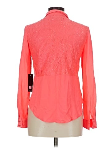 Dolce Vita Long Sleeve Silk Top (view 2)