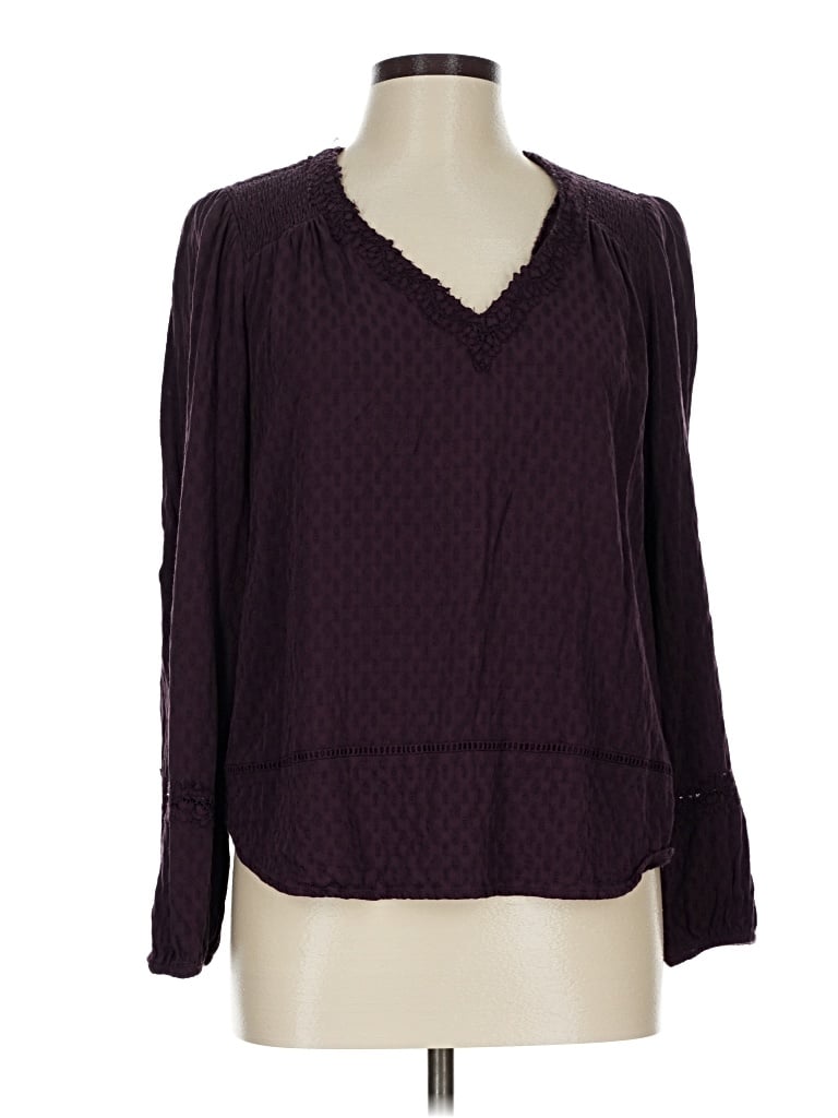 Pre-owned Mason & Belle 3/4 Sleeve T-shirt In Purple