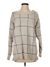 Ann Taylor LOFT 100% Cotton Checkered-gingham Ivory Pullover Sweater Size S - photo 1