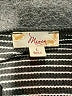 Misia Stripes Black Short Sleeve Top Size L - photo 7