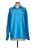 Shein Blue Long Sleeve Blouse Size 4 - photo 1