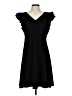 DKNY Solid Black Cocktail Dress Size 12 - photo 1